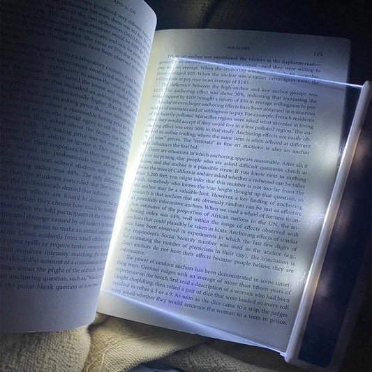 LED Bok lampa – Platt och Ögonvänlig Läs belysning för Mysiga Stunder